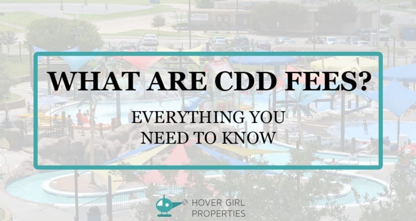 What are CDD Fees?